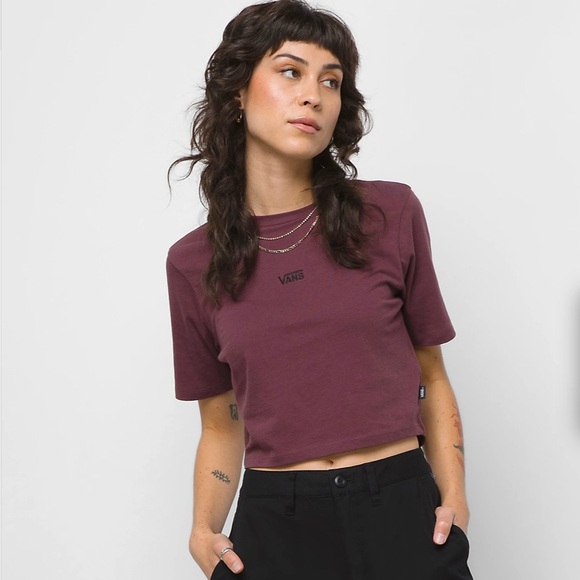 VANS FLYING V CROP CREW SPORT TEE - Picture 3 of 7